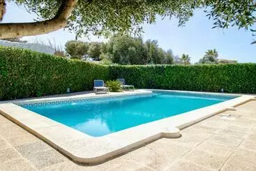 Cas Buc   Villa Con Piscina A Pasitos Del Mar - Calan Bruch