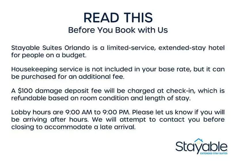 Fotos del hotel Stayable Suites Florida Mall Orlando:  13