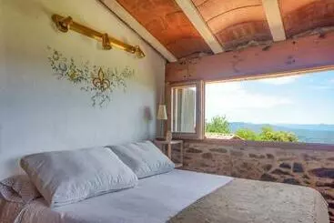 Apartamento Duplex Rural Con Chimenea Y Vistas Panorámicas Desde La Cama - Susqueda