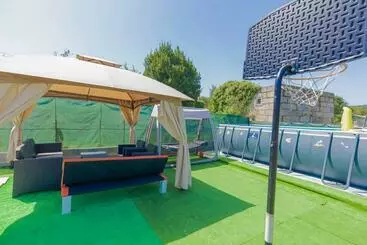 Casa Luna Rural Con Piscina Y Jardín - Taboadela