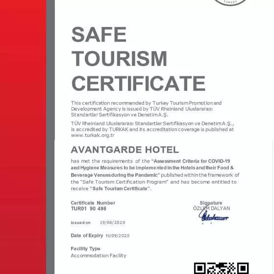 Fotos del hotel Avantgarde Levent   Boutique Class:  9