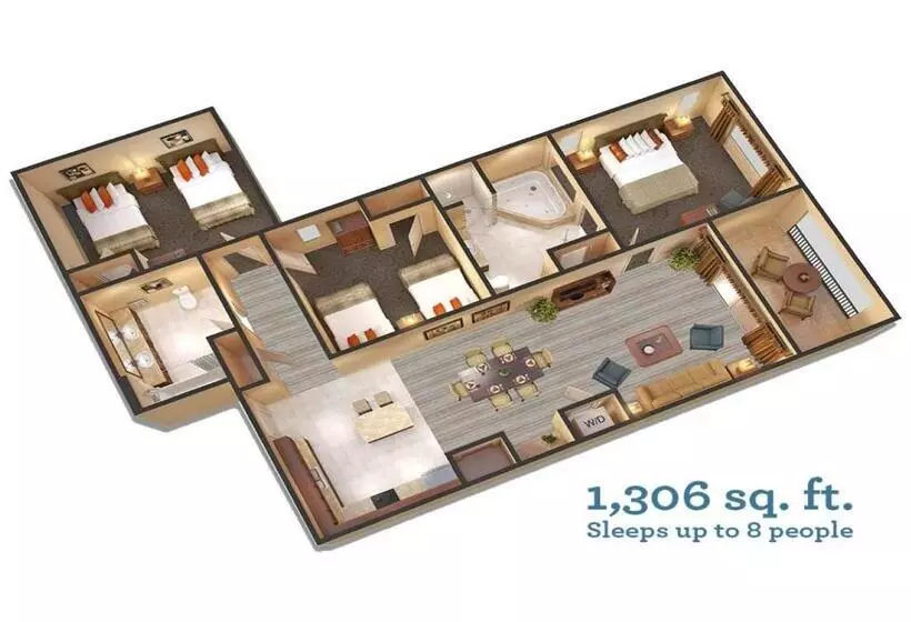 Fotos del hotel Floridays Orlando Two & Three Bed Rooms Condo Resort:  24