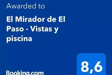 El Mirador De El Paso   Vistas Y Piscina - El Paso