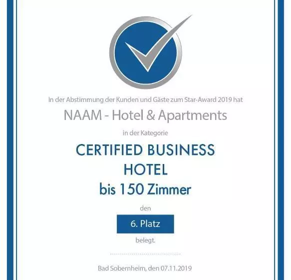 Naam Hotel & Apartment Frankfurt City-messe Airport